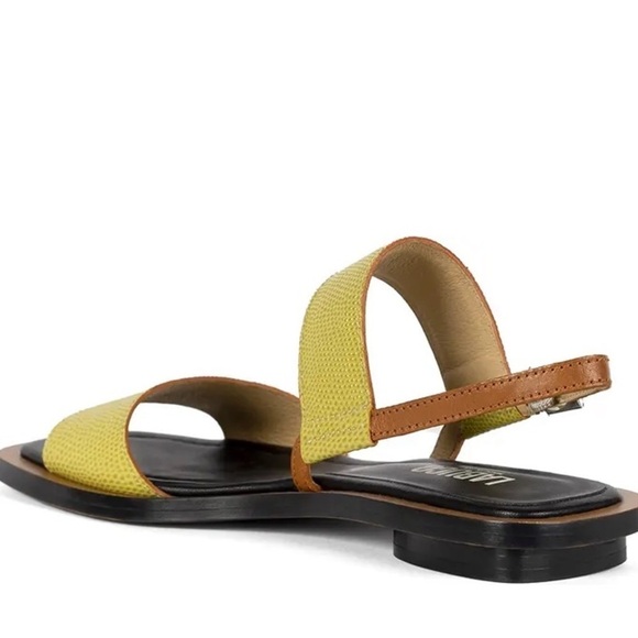 LABUCQ Charlie Lizard Embossed Leather Slingback Sandal - Picture 2 of 9